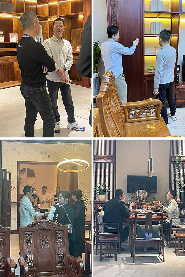 經(jīng)銷商與消費(fèi)者紛紛開啟致上紅木定制產(chǎn)品體驗(yàn)?zāi)J? alt=